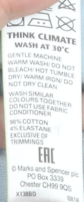 Marks and Spencer Women’s Blue Size 8 Full Zip Hoodie Cotton