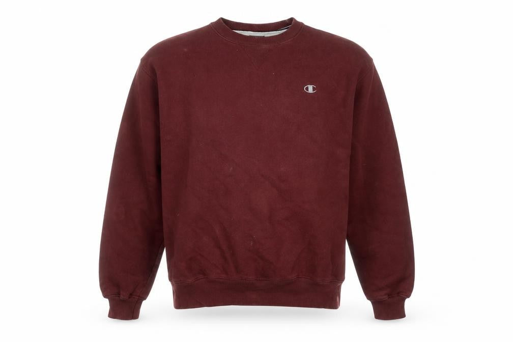 Mens UK L Regular Champion Red Pullover Sweatshirt