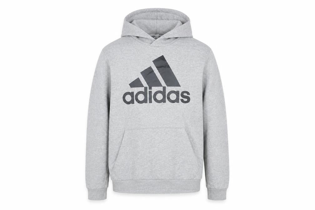 Mens UK M Regular adidas Grey Pullover Hoodie