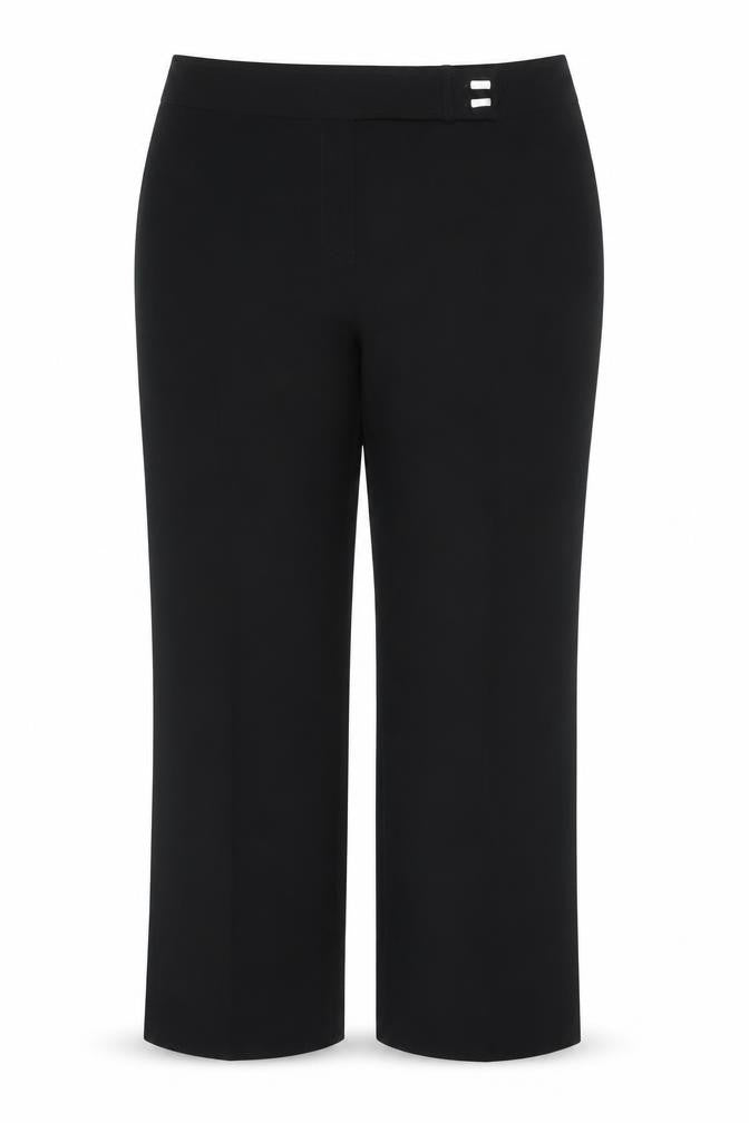 Essence Womens Black Size 18 Dress Pants Straight Formal Trousers