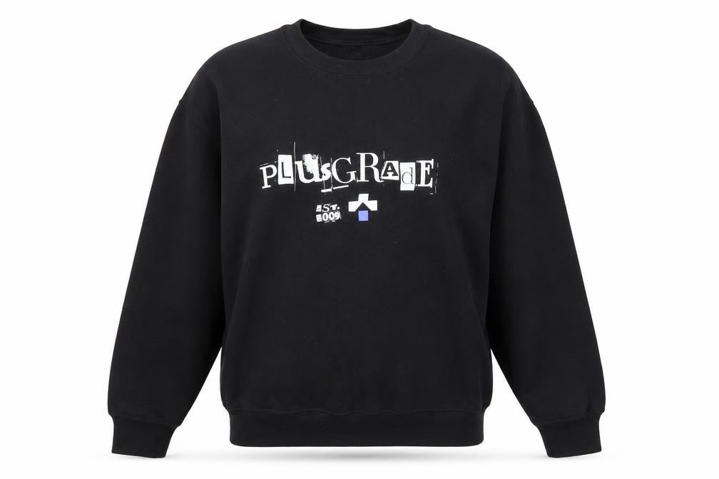 Gildan Women’s Black Pullover Sweatshirt Small PlusGrade Graphic