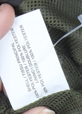 Superdry Men’s XS Green Camouflage Hooded Windbreaker Jacket