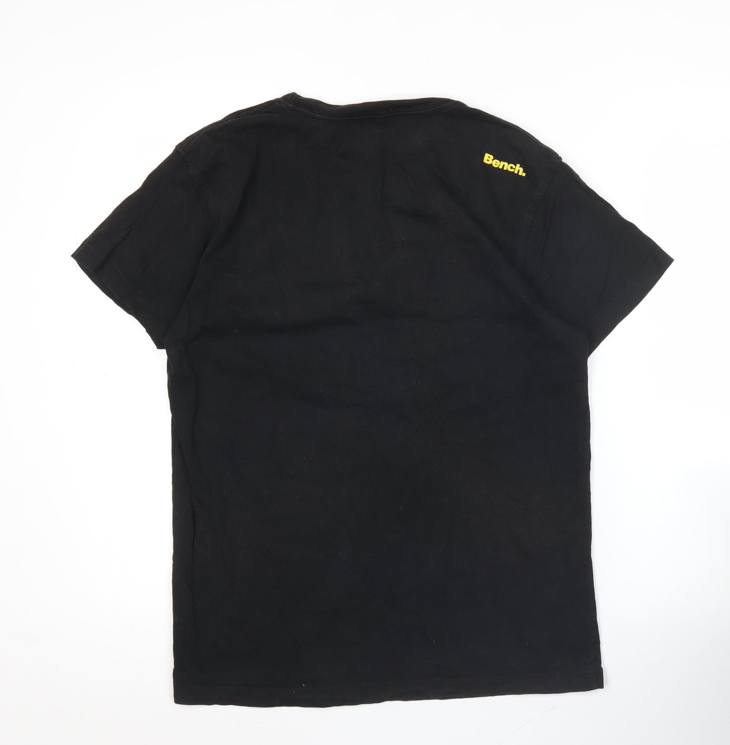 Bench Men’s Black Graphic Band Music T-Shirt Size M Short Sleeve