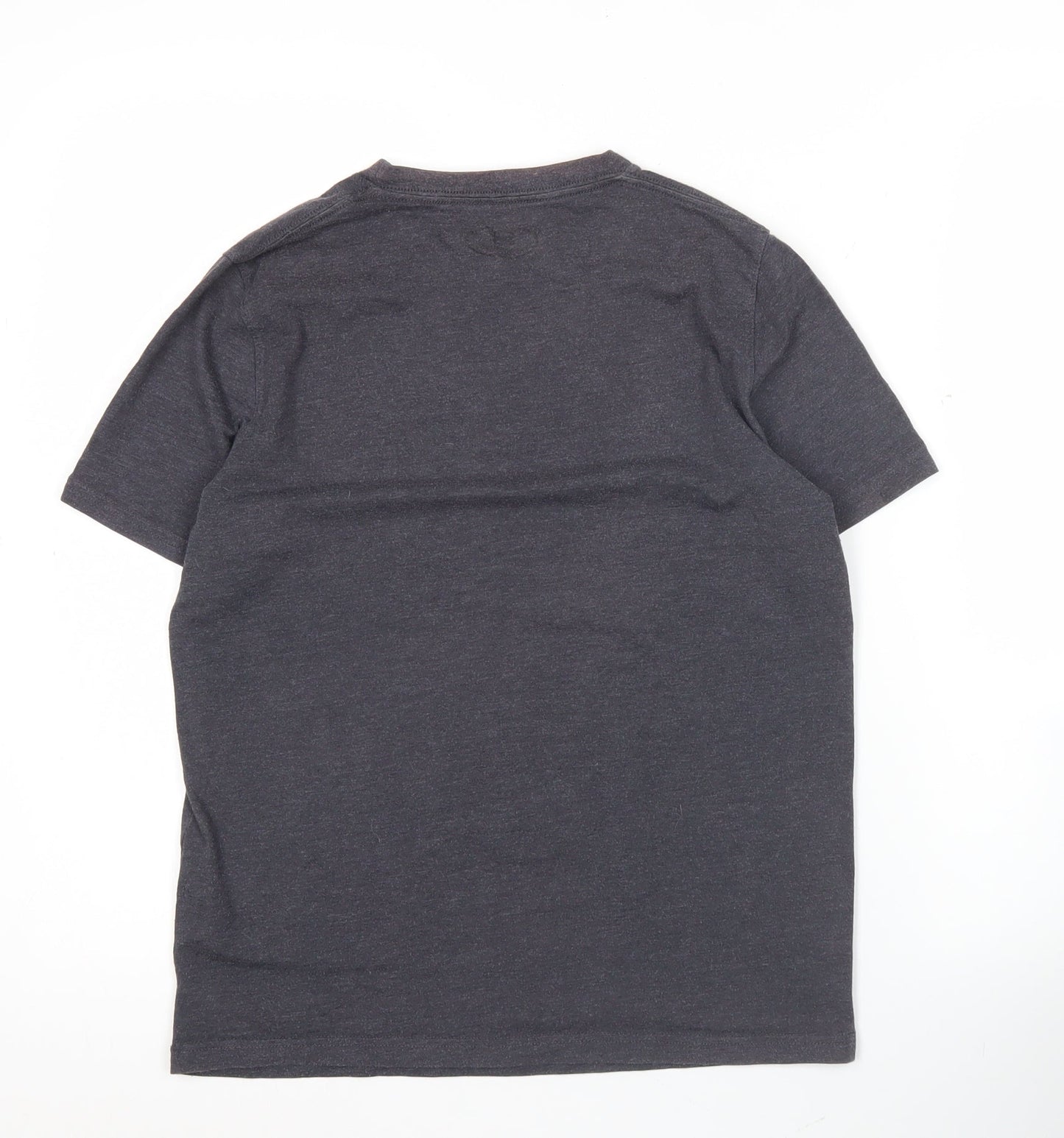 Under Armour Boys Grey Short Sleeve T-Shirt 13-14 YRS Sports Logo Tee