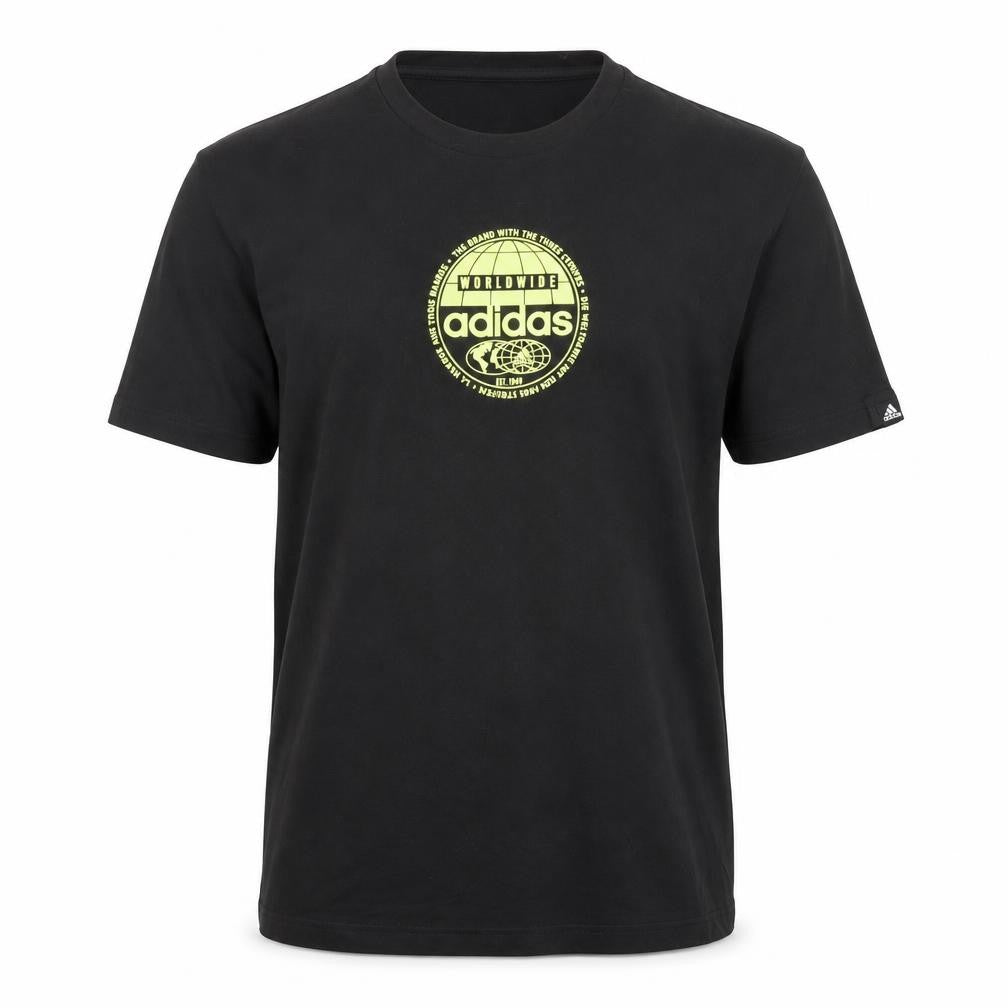 Mens UK Size M adidas Black  Cotton T-Shirt