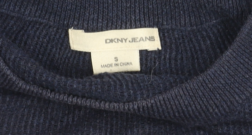 DKNY Jeans Women’s Blue S Pullover Jumper Crew Neck Knit
