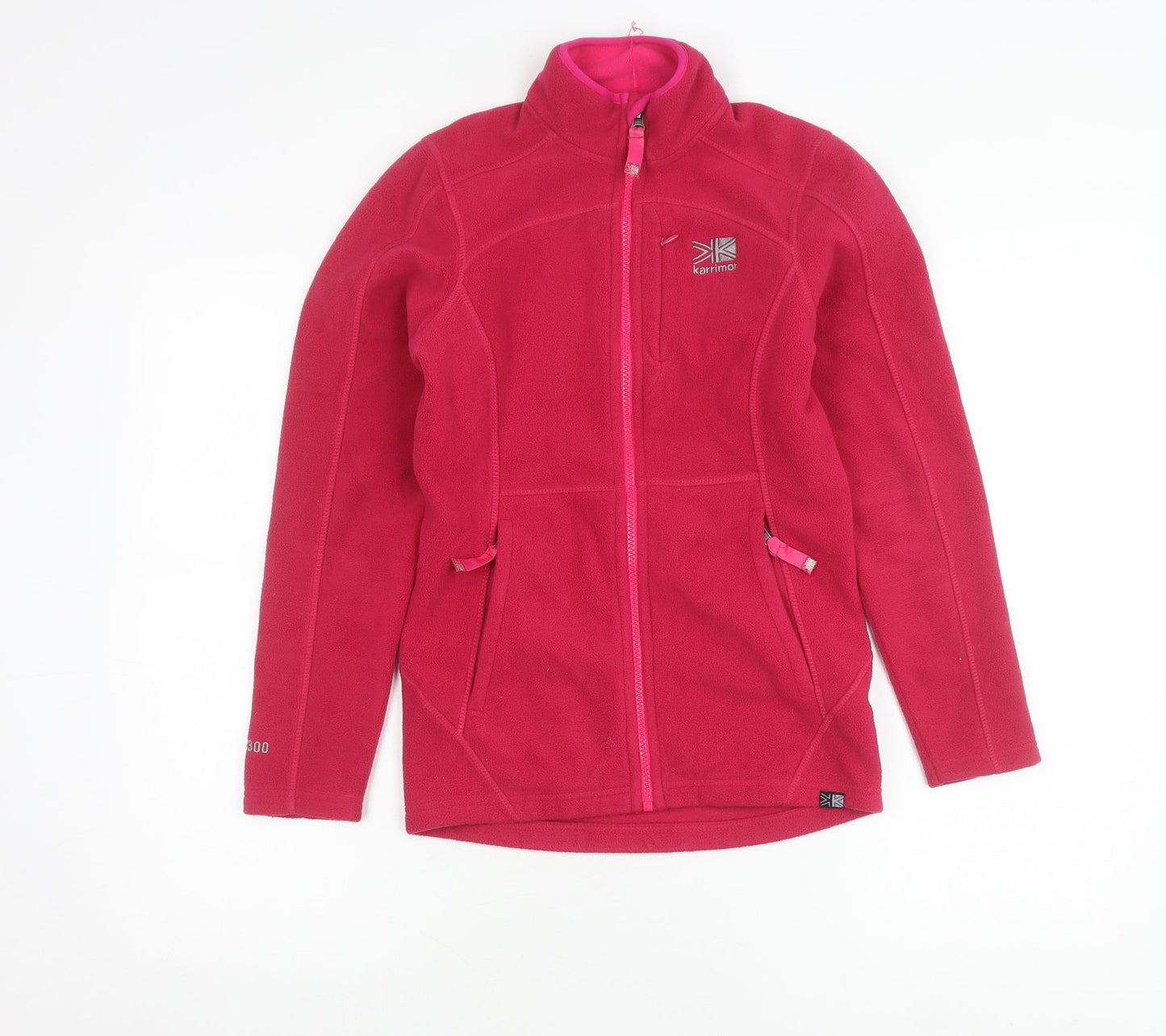 Karrimor Girls Pink Fleece Full Zip Jacket 11-12 Years Outdoor Activewear