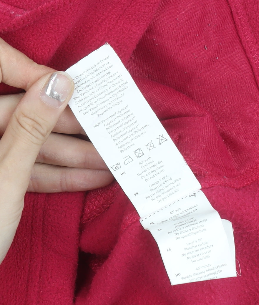 Karrimor Girls Pink Fleece Full Zip Jacket 11-12 Years Outdoor Activewear