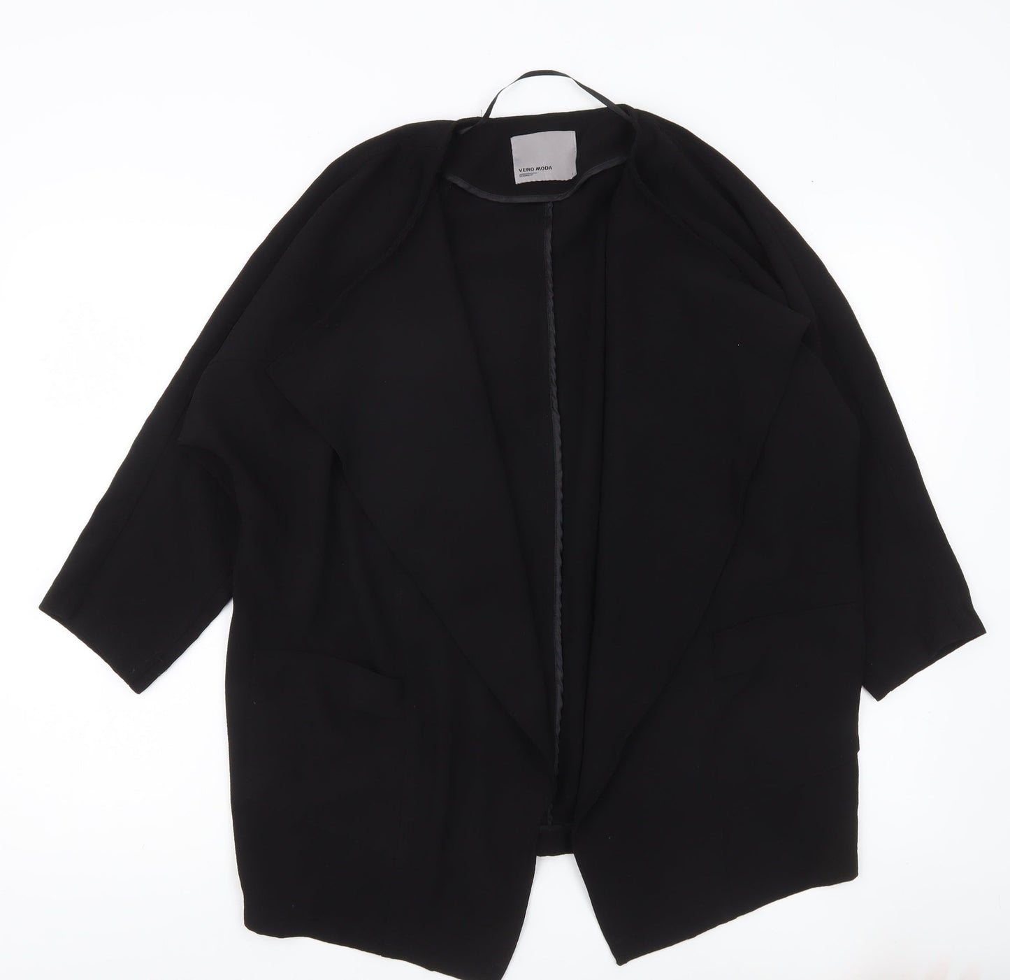Vero Moda Women’s Black Mid-Length Open Jacket Size S