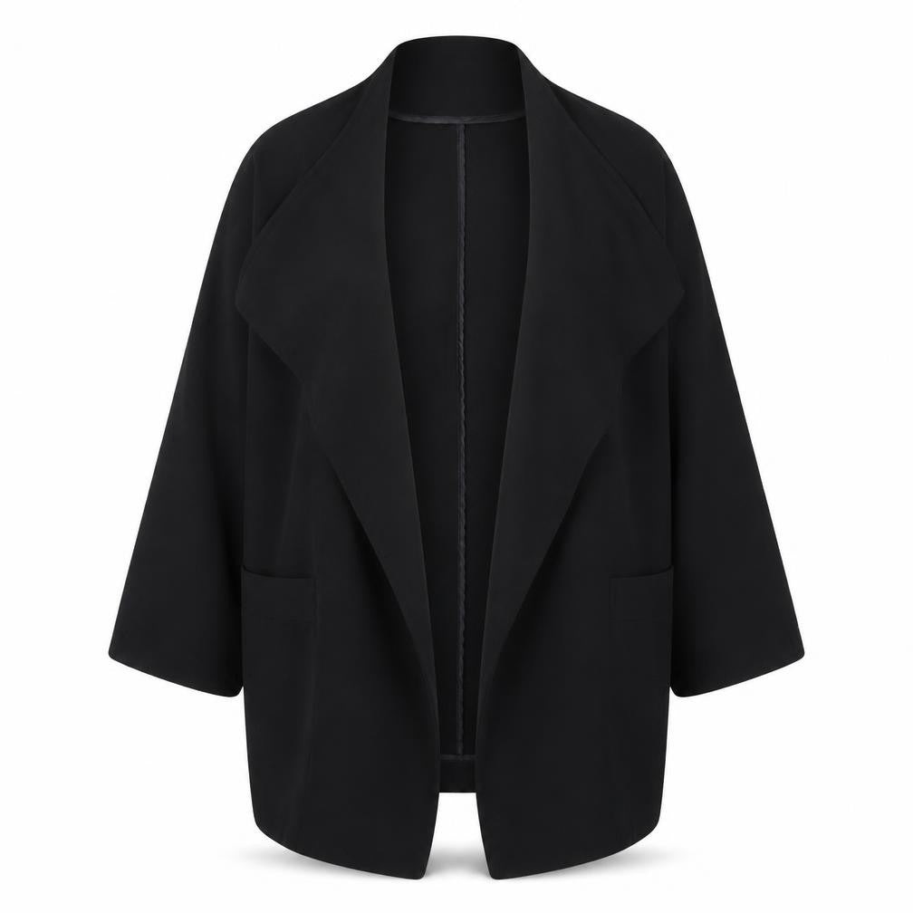 Vero Moda Women’s Black Mid-Length Open Jacket Size S