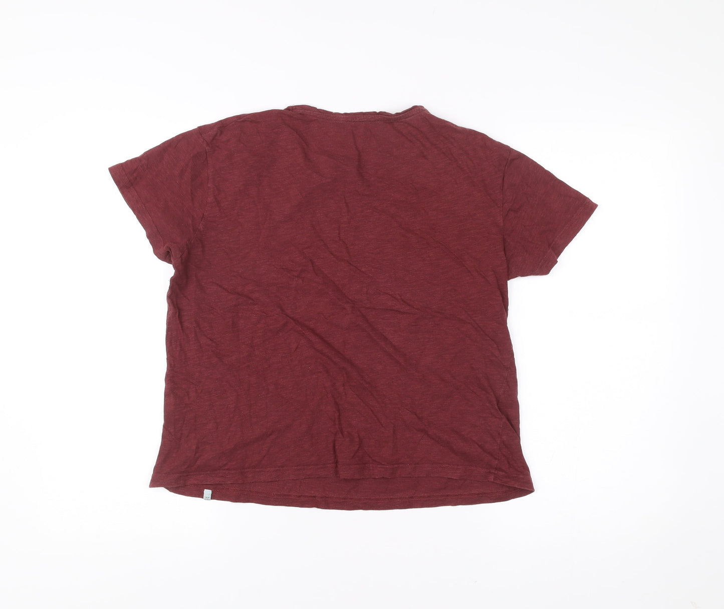 Billabong Womens Red M T-Shirt Casual Graphic Boho Beach Escape