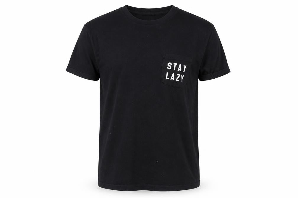 The Poster List Men's Black S Crew Neck Graphic Pocket T-Shirt