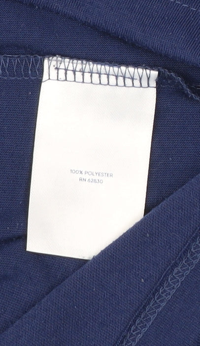 Lands' End Boys Blue Long Sleeve Wolf Graphic T-Shirt Size 14 Years