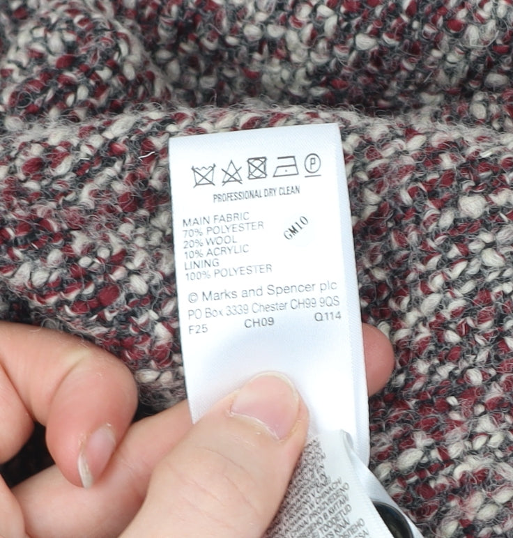 Marks and Spencer Women’s Multicoloured Classic Coat UK 8