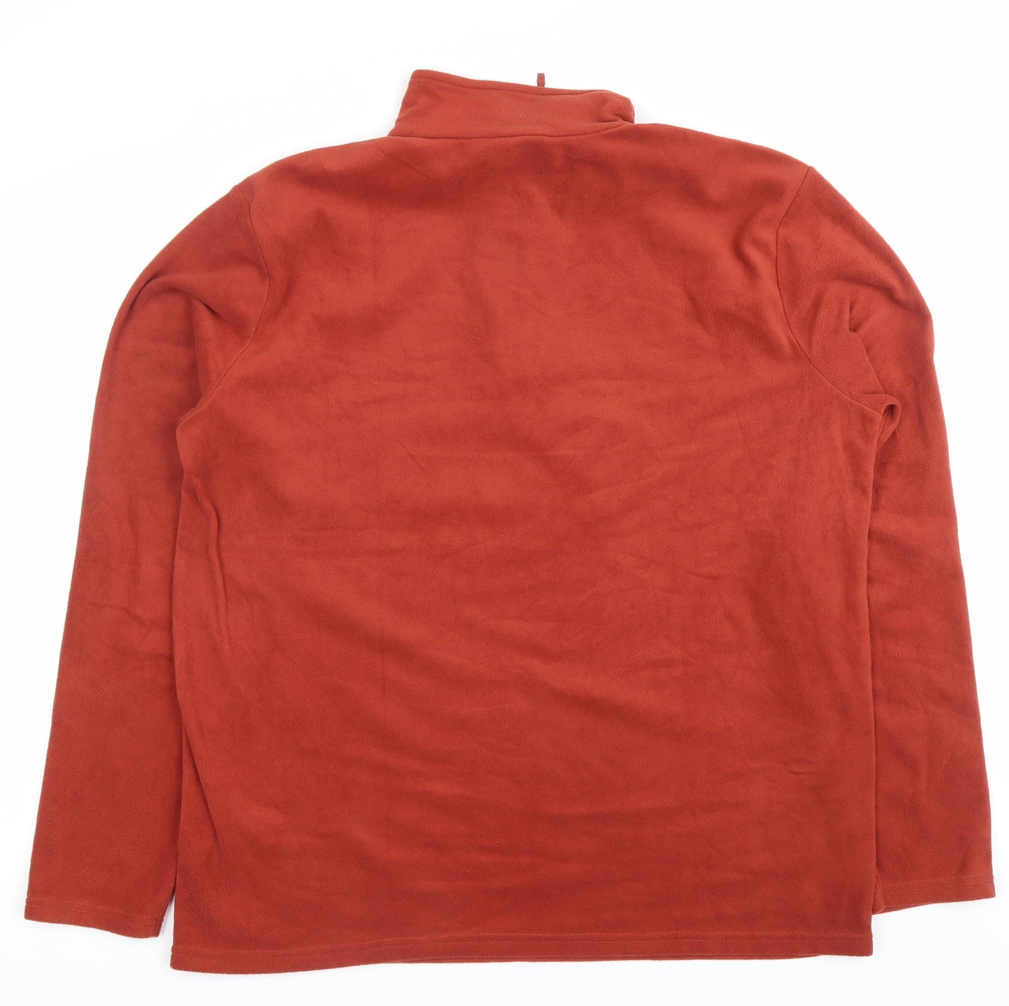 Mountain Warehouse Mens Brown XL Fleece 1/2 Zip Pullover Sweatshirt