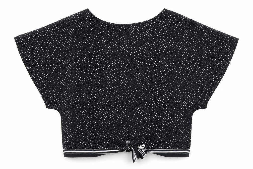 The Collection Debenhams Women Black Polka Dot Blouse Size 18