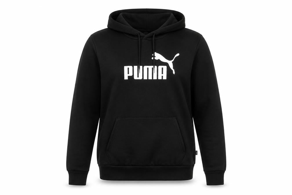 Womens UK L Regular PUMA Black Pullover Hoodie