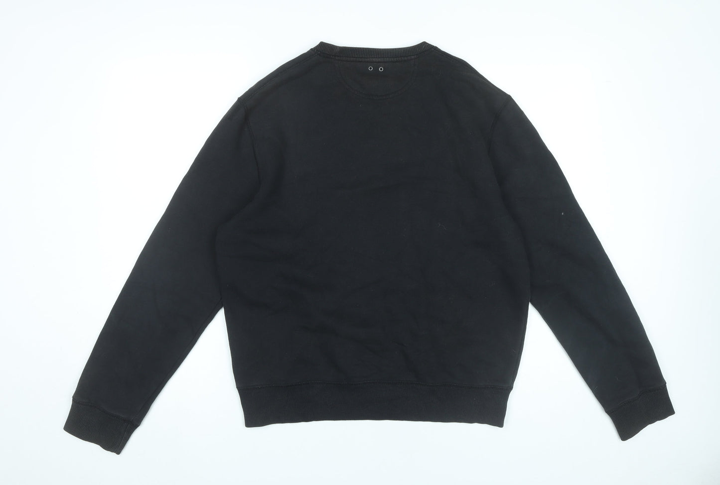 Converse Men’s Black Small Pullover Sweatshirt Crew Neck Logo