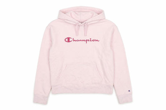 Womens UK S Regular Champion Pink Pullover Hoodie