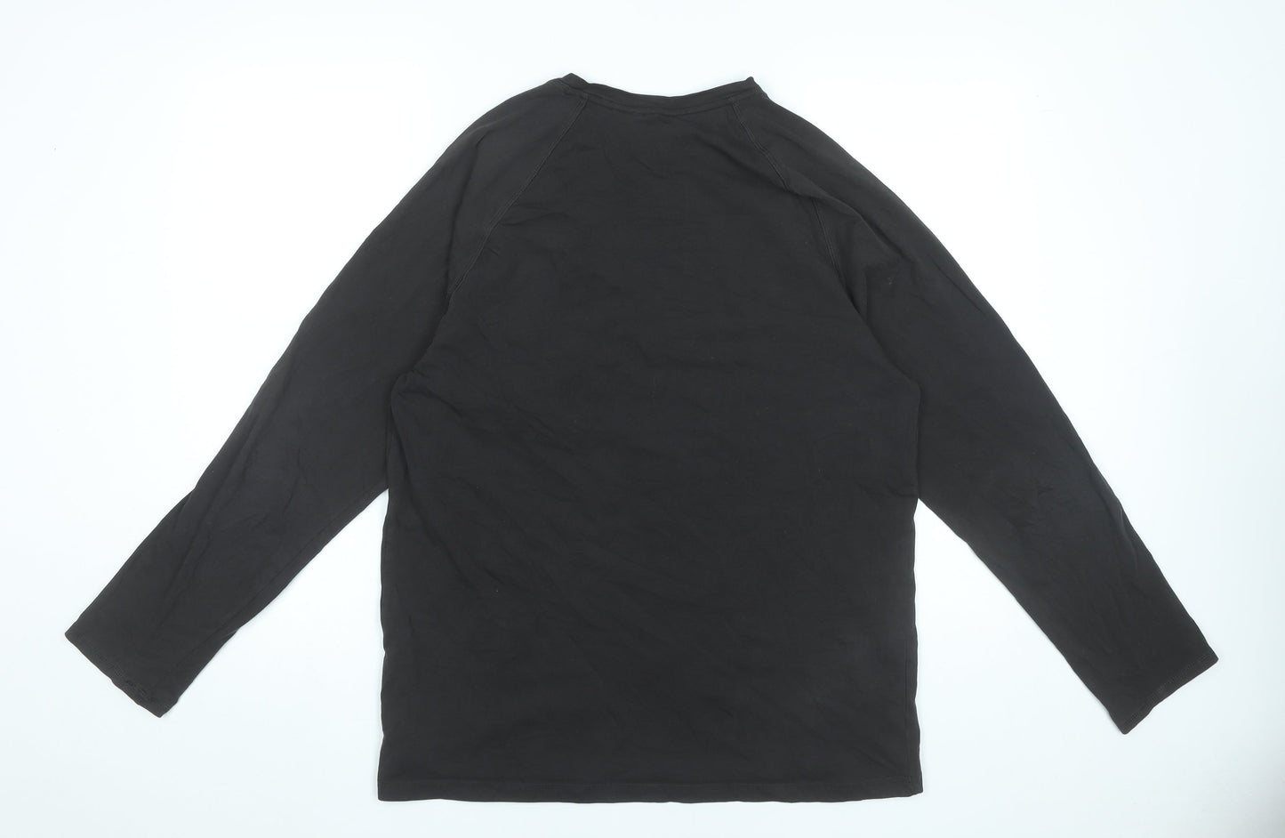 Calvin Klein Men's Black Long Sleeve Logo T-Shirt Size L