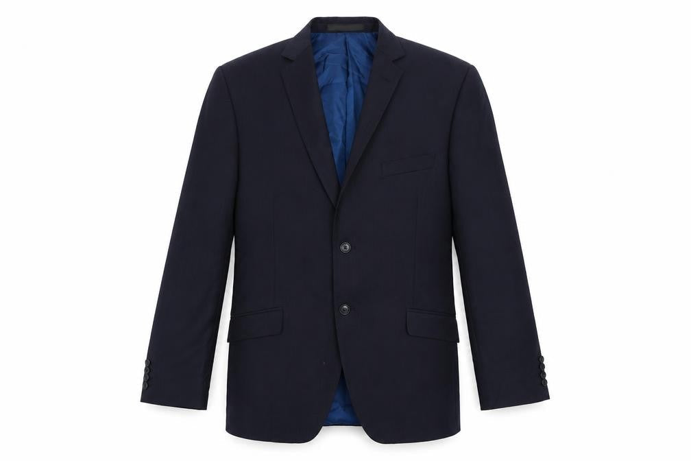 Marks and Spencer Men’s Blue Wool Blend 42 Long Blazer Jacket