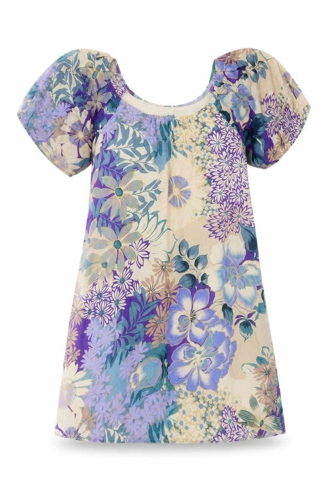 Culture Women’s Multicoloured Floral Cotton Shift Dress Size 8