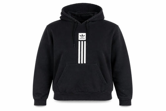 Unisex Adults UK M Regular adidas Black Pullover Hoodie