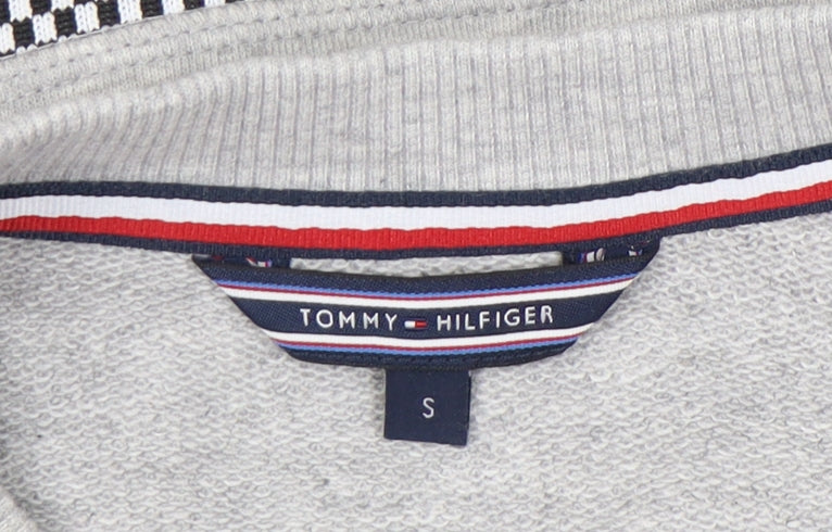 Tommy Hilfiger Women’s Grey Pullover Sweatshirt S Raglan Sleeve