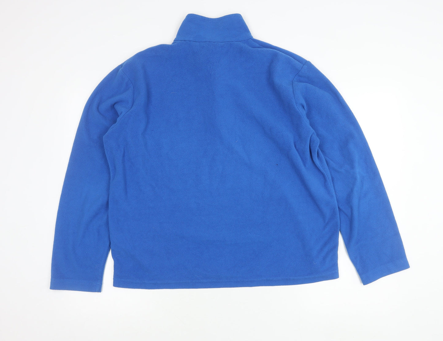 Regatta Mens Blue Fleece Sweatshirt XL Pullover 1/4 Zip Outdoor