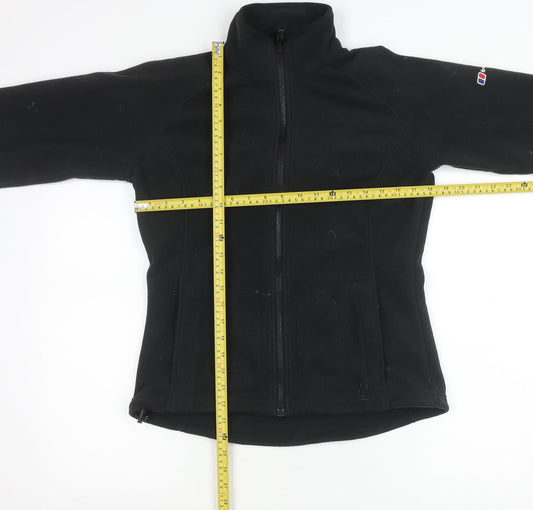 Berghaus Women's Black Fleece Jacket UK 10 Regular Fit Outdoor Zip