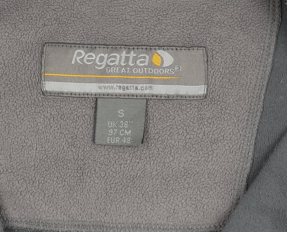 Regatta Men’s Grey Fleece Jacket Size S 38in Full Zip Outdoor