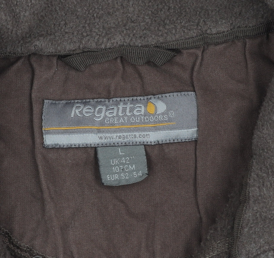 Regatta Unisex Adults Brown Fleece Waistcoat Bodywarmer L Zip Outdoor