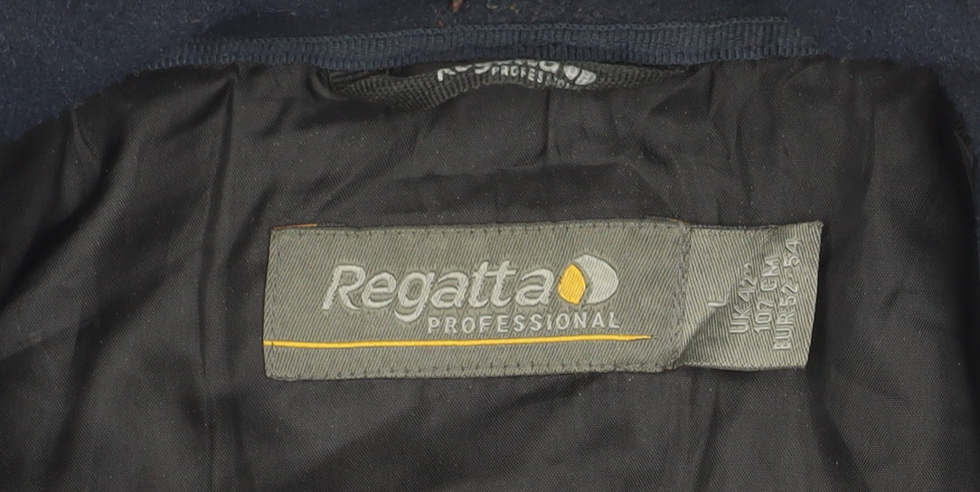 Regatta Unisex Blue Fleece Full Zip Jacket L Outdoor Workwear