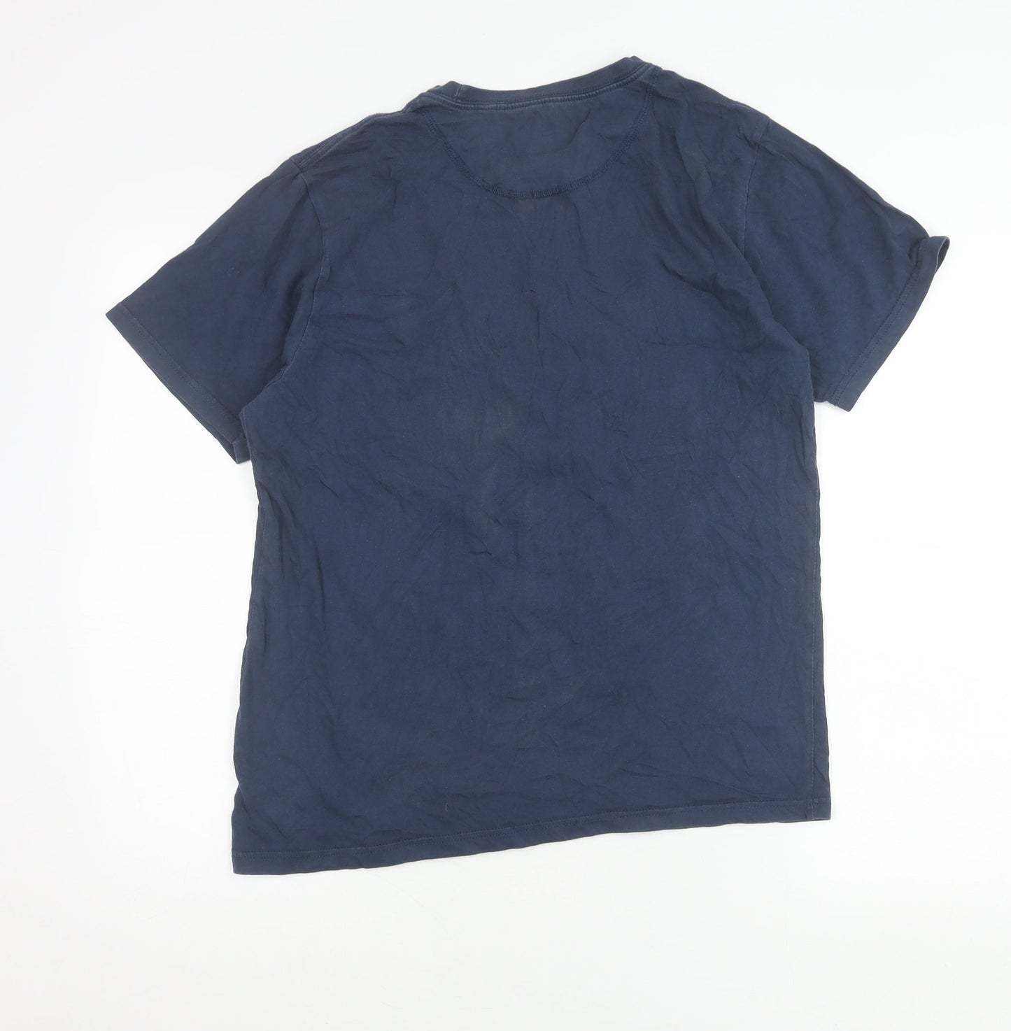 Ellesse Men's Blue Graphic Logo Regular Fit T-Shirt Size M