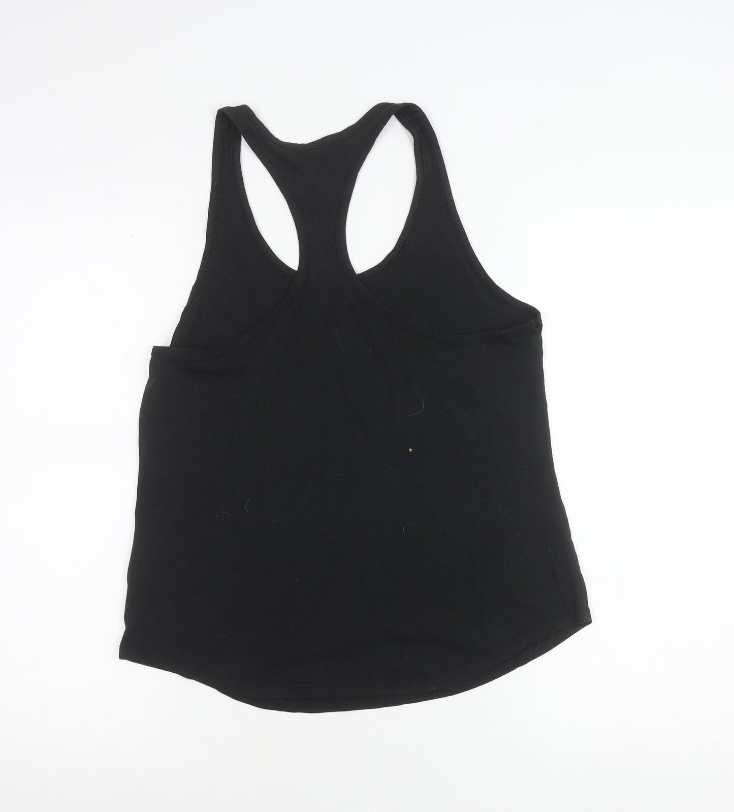 Nike Women’s Black Racerback Tank Top L Logo Sportswear