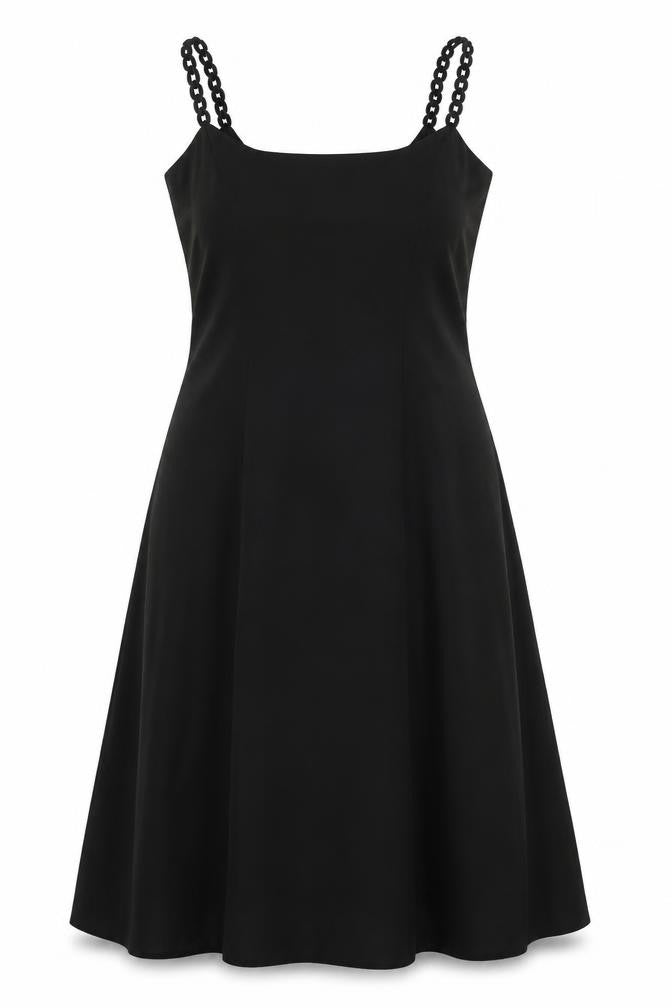 BHS Womens Black Size 14 A-Line Midi Cocktail Dress