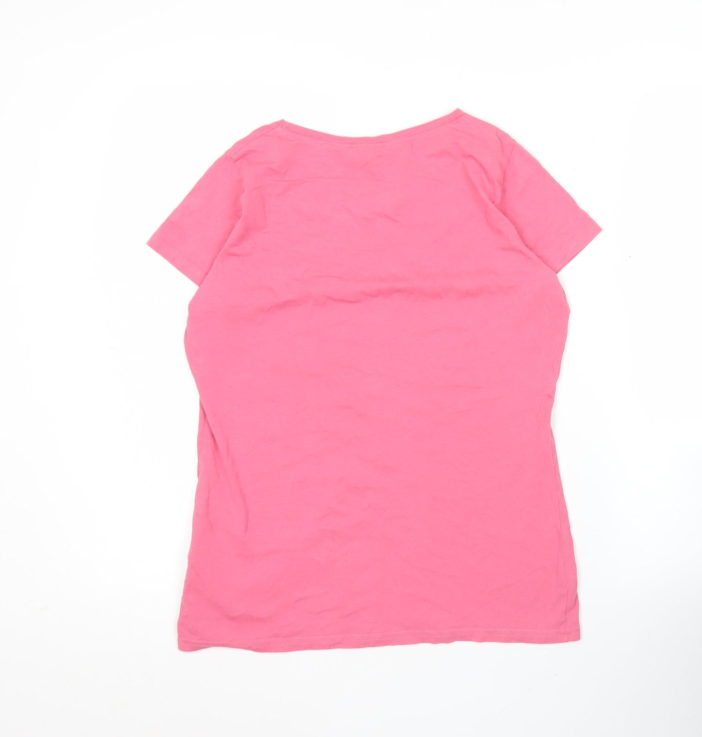 Regatta Womens Pink Cotton Crew Neck Short Sleeve T-Shirt UK 12