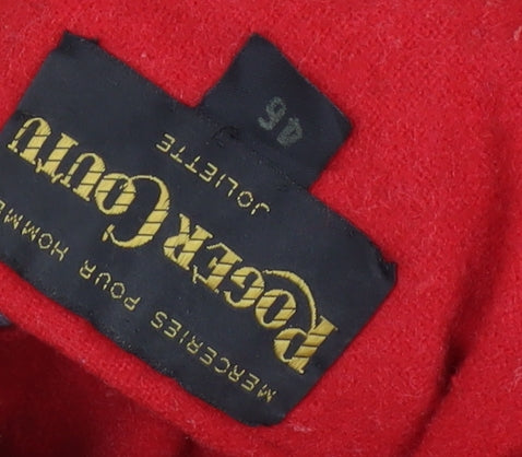 Pecker Court Men's Grey Wool Blend Mid-Length Overcoat Size 46