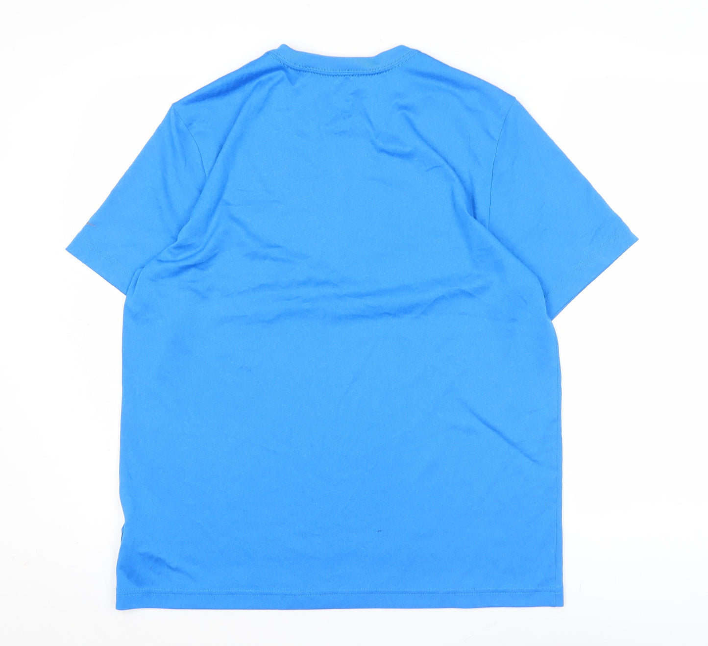 Nike Men Blue Running Dri-FIT Graphic T-Shirt Size L