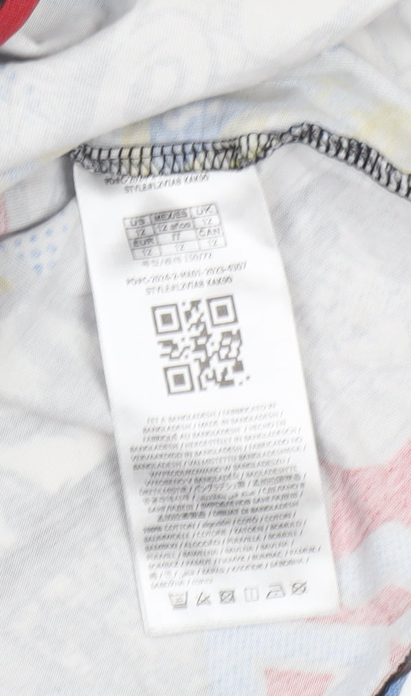 Guess Kids Boys Multicoloured Graphic Comic Print T-Shirt Size 12 Years