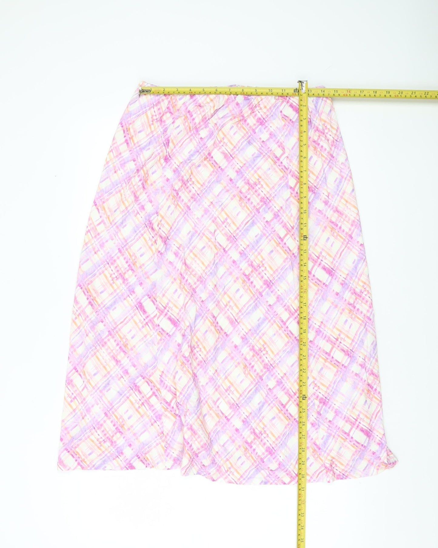 Cotswold Collections Womens Multicoloured Plaid A-Line Skirt M