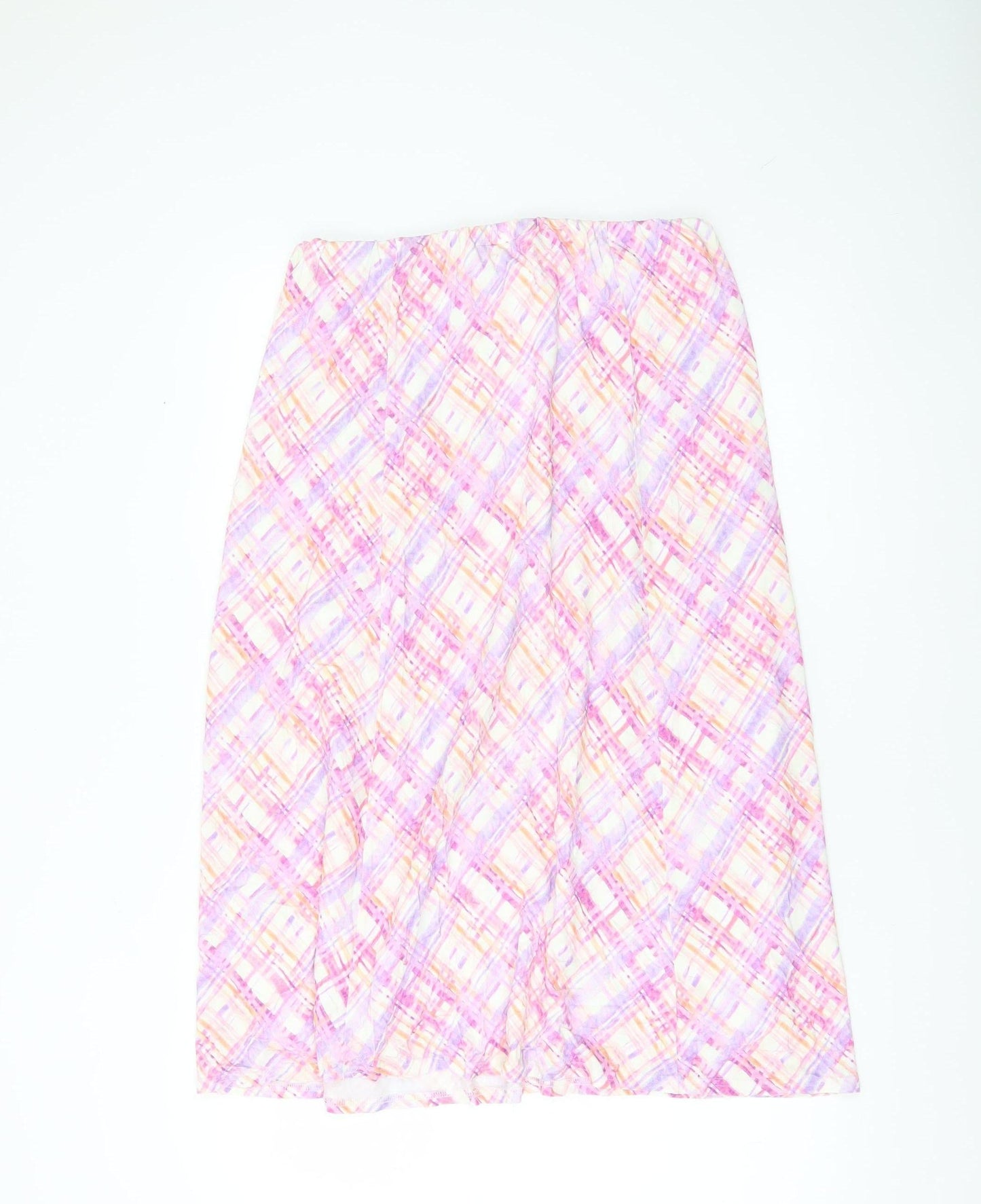 Cotswold Collections Womens Multicoloured Plaid A-Line Skirt M