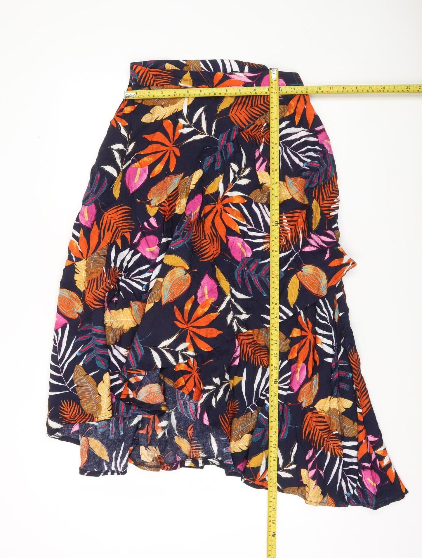 Cerulean Collection Women’s Multicoloured L Floral Midi Skirt