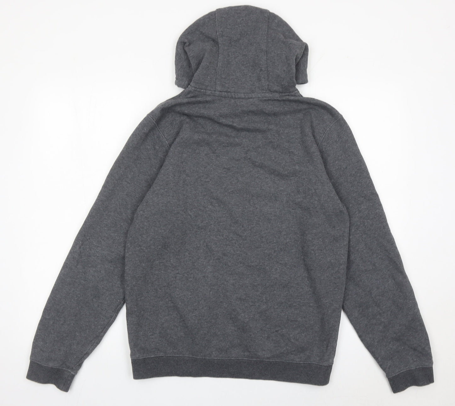 Nike Men’s Grey Pullover Hoodie Small Regular Fit Logo Sportswear
