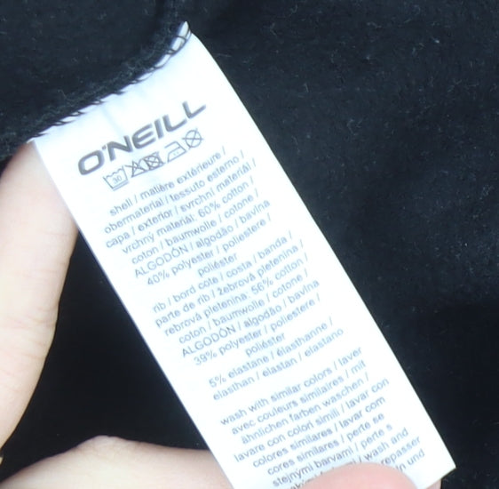 O'Neill Men's Black Pullover Hoodie Small Graphic Logo Outdoor