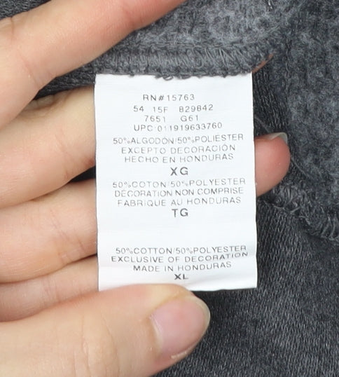 Champion Men’s Grey XL Pullover Sweatshirt Crew Neck Long Sleeve