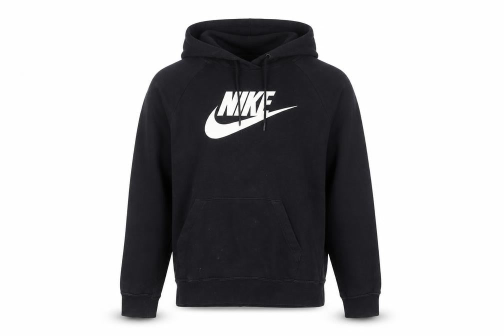 Mens UK XS Regular Nike Black Pullover Hoodie