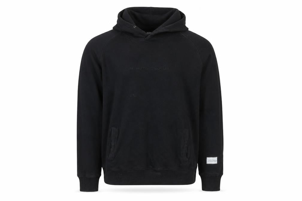 Santo Ammo Men’s Black Pullover Hoodie L Graphic Angel Print