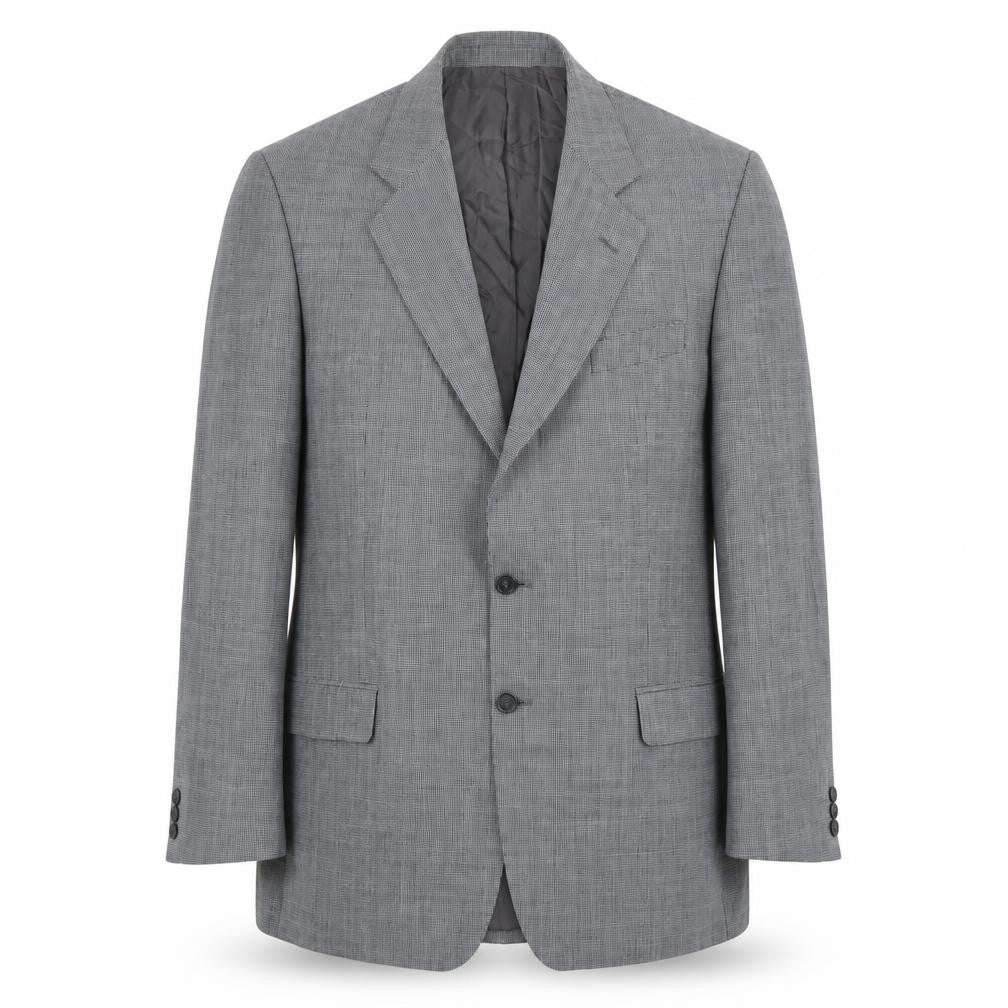 Marks and Spencer Men's Grey 42L Wool Blend Blazer Jacket Classic Fit
