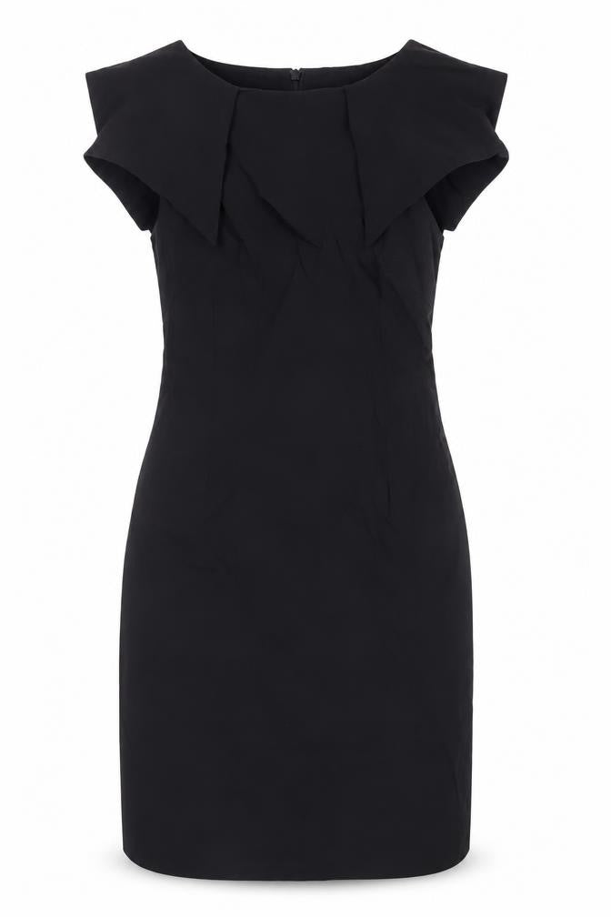 Vesper Womens Black Sheath Knee Length Stretch Dress Size 8
